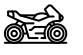 icono de moto en blnco y negro